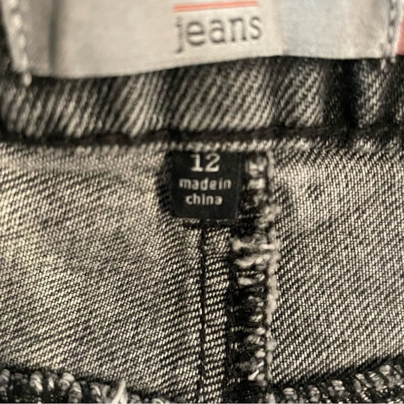 CABI Women’s Gray Wash 100% BF Boyfriend Ankle Denim Jean Size 12 - Picture 9 of 14